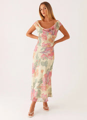 Maxivestido Modelo a Seguir - Peonía Amarilla