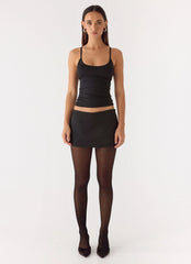 Icyln Diamonte Medias de 12 Deniers - Negro Multibrillo