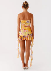 Minivestido Macey - Estampado floral Sunburst