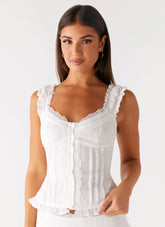 Top Clearwater Mist - Blanco