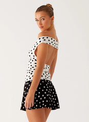 Top Rylie - Lunares Blancos