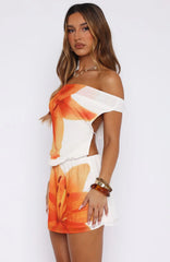 Minivestido Ombro a Ombro Mystified Marigold Twist