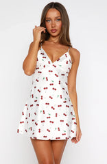 Minivestido Let's Get Going Cereza