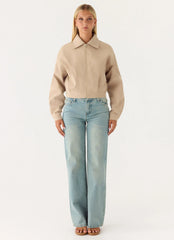 Chaqueta lista para salir - Beige