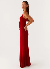 Vestido largo Jocelyn - Rojo