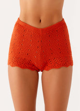 Minishorts Oakley de tiro bajo - Naranja