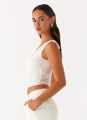 Top Amor de Verano - Marfil