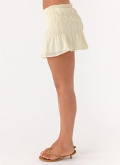 Minifalda Ellia - Marfil
