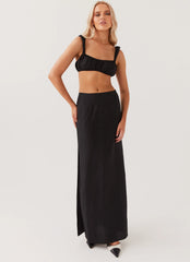 Top Bralette Valencia Villa - Negro
