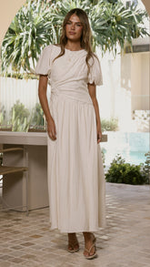 Merilia Maxi Dress - Cream