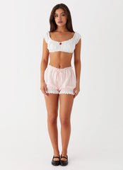 Marcella Crop Top - White