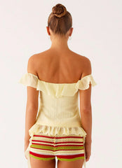 Shorts Mini Miffy - Amarelo Multicolorido