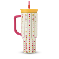 Owala 40oz Tumbler Flower Crown