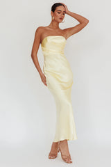 Vestido Maxi Tomara que Caia City Of Stars Manteiga