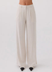 Calça de Linho Heatwave - Aveia