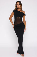 Vestido Maxi Que Supera Límites Negro