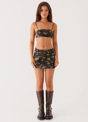 Top corto Underground Lust - Camuflaje