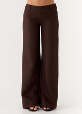 Pantalones de tiro bajo Hot as Ice - Chocolate