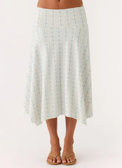 Falda Midi Katta - Rayas Vintage