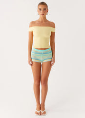 Miffy Mini Shorts - Verde Multiclor