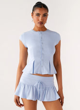 Camisa Landon con botones - Azul