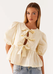 Top con lazo Western Wind - Amarillo
