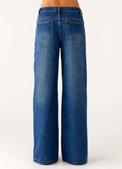 Vaqueros Grayson de pernera recta - Azul denim
