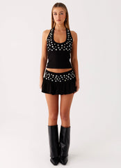 Top Halter Vegas Nights - Negro