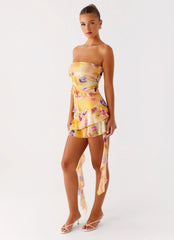 Minivestido Macey - Estampado floral Sunburst
