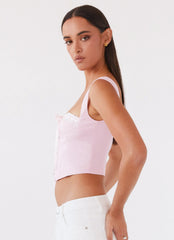 Top Corsé Ambretta - Rosa