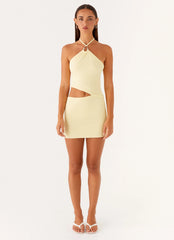 Minivestido Nika - Amarillo