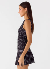 Minivestido Kelda - Lunar Negro