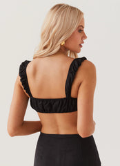 Top Bralette Valencia Villa - Negro
