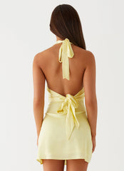 Minivestido Heavy Hearted - Amarillo