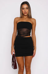 Mini Vestido Negro Learning Love