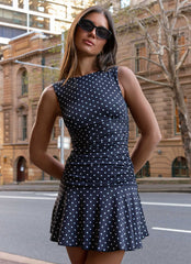 Minivestido Kelda - Lunar Negro