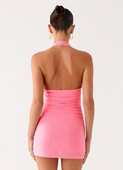 Minivestido fluido - Rosa