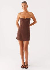 Minivestido Ludo - Chocolate