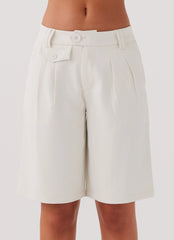 Jorts de sastre Tammy - Marfil