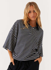 Polo Oversize Invicta - Rayas