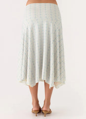 Falda Midi Katta - Rayas Vintage