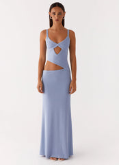 Vestido largo Jocelyn - Azul