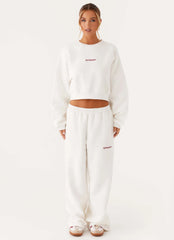 Pantalones deportivos exclusivos - Marfil