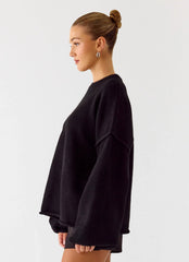 Jersey de punto oversize Jack - Negro