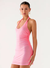 Minivestido fluido - Rosa
