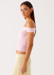 Top de punto Coleman - Rosa