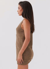 Top de punto Capri Glow - Caqui