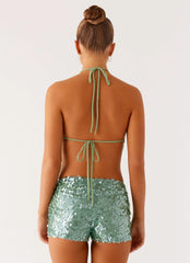 Top Jonti Halterneck - Menta