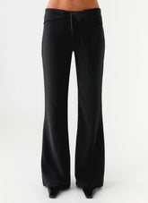 Calça Houston com Laço Frontal - Preta