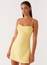Minivestido Cindy - Amarillo